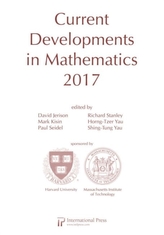  Current Developments in Mathematics, 2017