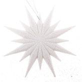 Závěsná vločka - bílá