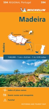  Madeira - Michelin Regional Map 594