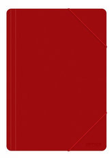 Spisové desky PP s gumičkou A4 500 µm - červená