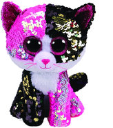 TY Beanie Boos flitrový MALIBU - kočka 24 cm