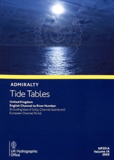  Admiralty Tide Tables - Unitied Kingdom & Ireland Excluding Isles of Scilly, English Channel to River Humber, Channel Is