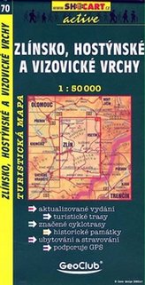 Zlínsko, Hostýnsé a Vizovické vrchy 1:50 000