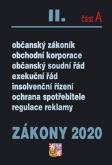 Zákony 2020 II. část A Občanské zákony, ochrana spotřebitele