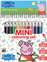 Prasátko Peppa - Mini set s pastelkami