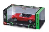 Auto Bburago 1:32 Classic kov/plast mix druhů v plastové krabičce 16.5x7x9cm