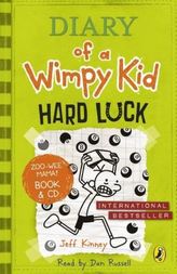 Diary of a Wimpy Kid - Hard Luck, w. Audio-CD. Gregs Tagebuch - Echt übel!, englische Ausgabe