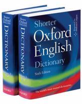 Shorter Oxford English Dictionary, 2 Vols.