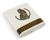 Froté ručník a osuška kolekce Leopard - krémová - Ručník 50x100 cm