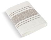 Froté ručník a osuška Mozaika - krémová - Osuška 70x140 cm