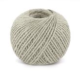 Jutový motouz - bělený - klubko 200g , cca 130 m , průměr 1.75 mm