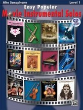 Easy Popular Movie Instrumental Solos, w. Audio-CD, for Alto Saxophone