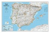 National Geographic Map Spain and Portugal, Planokarte
