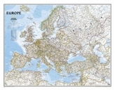 National Geographic Map Classic Europe, enlarged, Planokarte