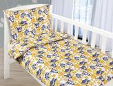 Dětské povlečení bavlna Agáta - Myšky - žlutá, šedá - 90x135, 45x60