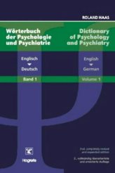Wörterbuch der Psychologie und Psychiatrie / Dictionary of Psychology and Psychiatry. Bd.1