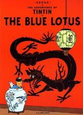 The Adventures of Tintin - The Blue Lotus. Der blaue Lotos, englische Ausgabe