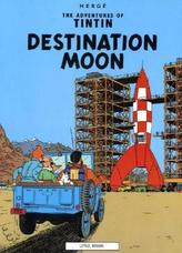 The Adventures of Tintin - Destination Moon. Reiseziel Mond, englische Ausgabe