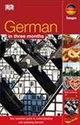 German in three months, 3 Audio-CDs + textbook