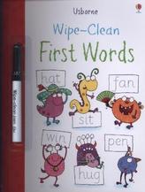Usborne Wipe Clean First Words, w. Wipe-Clean pen