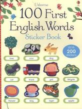 Usborne 100 First English Words Sticker Book