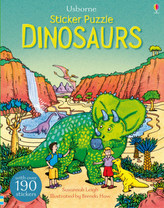 Usborne Sticker Puzzle Dinosaurs