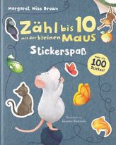 Zähl bis 10 mit der kleinen Maus - Stickerspaß