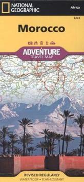 National Geographic Adventure Travel Map Morocco