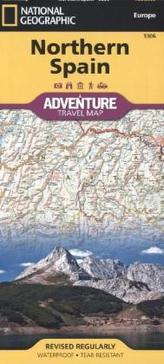 National Geographic Adventure Travel Map Northern Spain