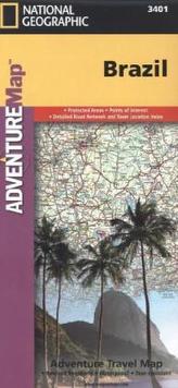 National Geographic Adventure Map Brazil