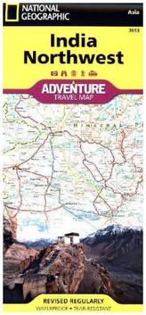 National Geographic Adventure Map India Northwest