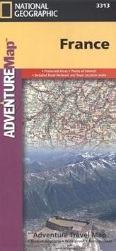 National Geographic Adventure Travel Map France