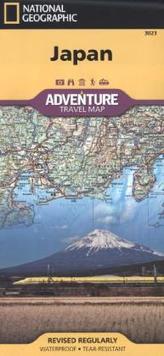 National Geographic Adventure Travel Map Japan