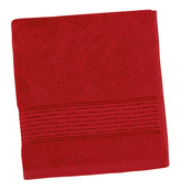 Froté ručník a osuška kolekce Proužek - červená - Osuška 70x140 cm