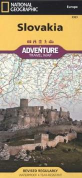 National Geographic Adventure Travel Map Slovakia