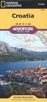 National Geographic Adventure Travel Map Croatia