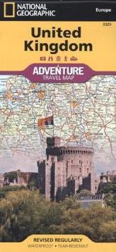 National Geographic Adventure Travel Map United Kingdom