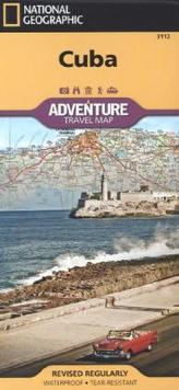 National Geographic Adventure Travel Map Cuba