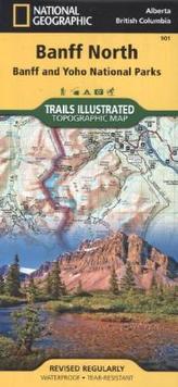 National Geographic Trails Illustrated Topographic Map Banff North