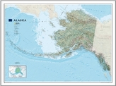 National Geographic Map Alaska, Planokarte