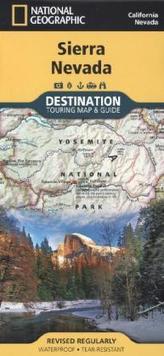 National Geographic Destination Touring Map & Guide Sierra Nevada