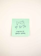 Lists of Note