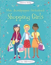 Mein Anziehpuppen-Stickerbuch - Shopping Girls