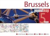 Brussels PopOut Map, 5 maps