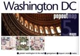 Washington DC PopOut Map Double, 5 maps