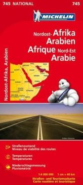 Michelin Karte Nordost-Afrika, Arabien. Afrique Nord-Est, Arabie