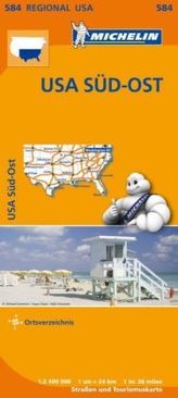 Michelin Karte USA Süd-Ost. Southeastern USA
