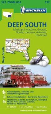 Michelin Karte Deep South