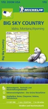 Michelin Karte Big Sky Country