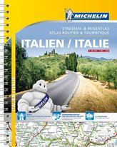 Michelin Straßen- und Reiseatlas Italien. Michelin Atlas routier & touristique Italie